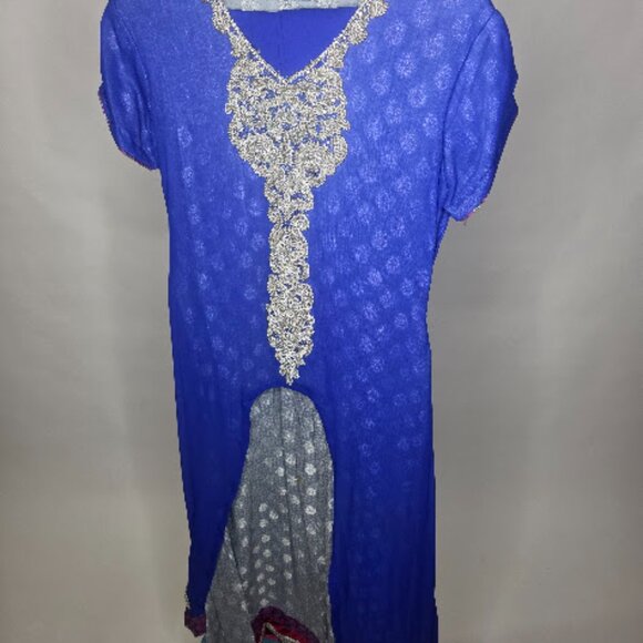 Long Dress Pakistani / Indian Suit Small - Picture 6 of 6